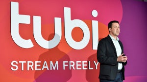Adam Lewinson attends Tubi NewFront event on May 1, 2019, in New York City. (Photo by Eugene Gologursky/Getty Images)