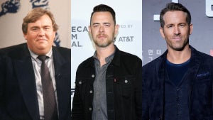 From left to right: John Candy, Colin Hanks and Ryan Reynolds