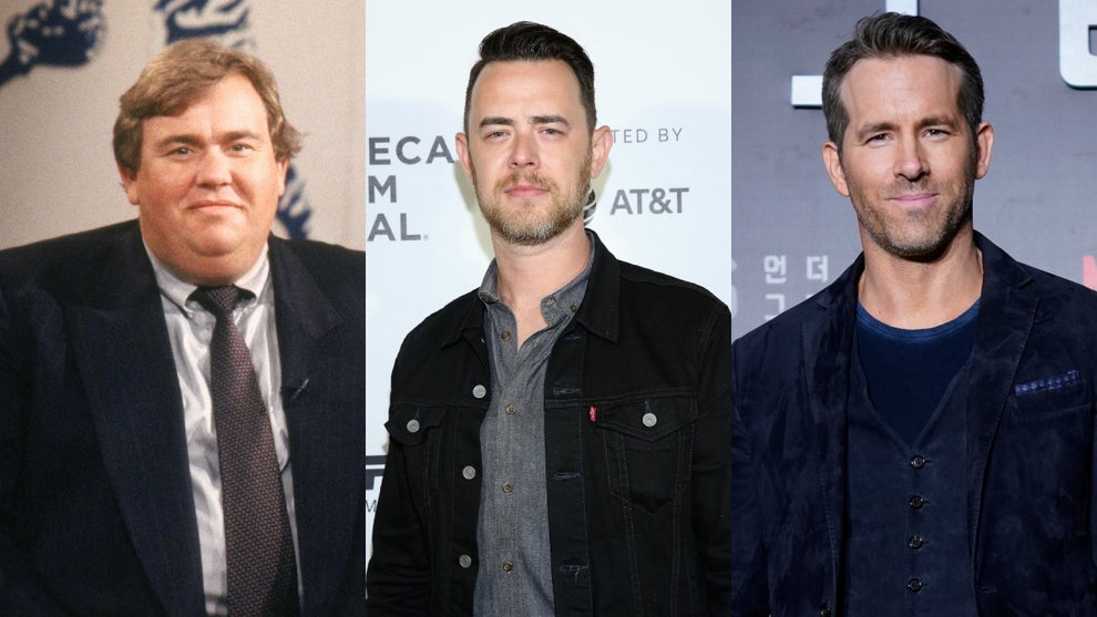 From left to right: John Candy, Colin Hanks and Ryan Reynolds