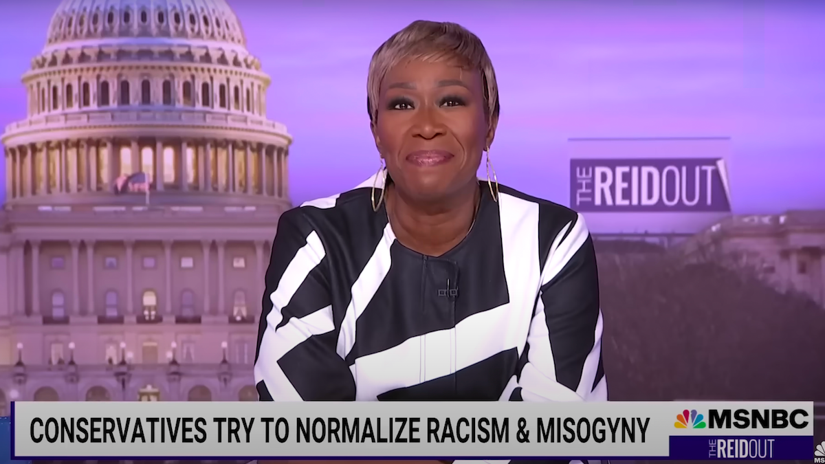 Joy Reid Blasts DeSantis as 'A More Authoritarian Version of Trump': 'The Great White Male Freakout Doesn't End at Dilbert' (Video)