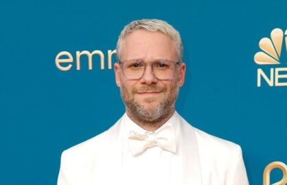 Seth Rogen at the 74th Emmy Awards