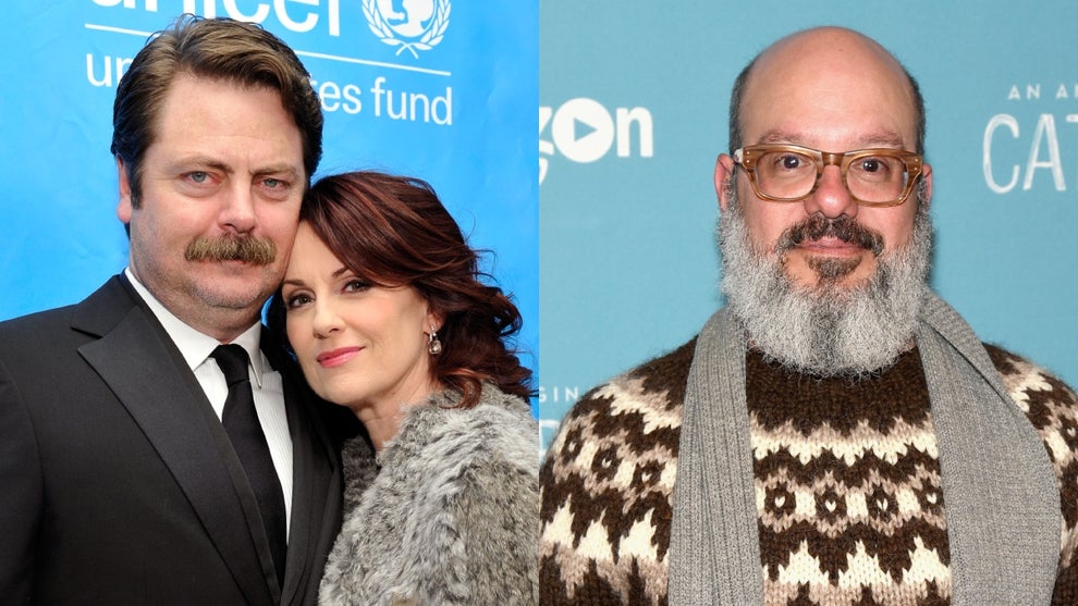 Nick Offerman, Megan Mullally and David Cross