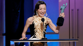 Watch Michelle Yeoh Ecstatically Drop the F-Bomb in Historic SAG Awards Speech (Video)