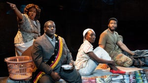 Adrienne C. Moore, Lance Coadie Williams, Tẹmídayọ Amay, and Sean Boyce Johnson in "Black Odyssey"