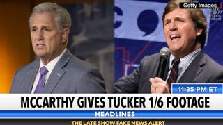 Colbert Imagines Tucker Carlson’s Jan. 6 Narrative With the Noose Intended for Pence Replaced by a Swing Set (Video)