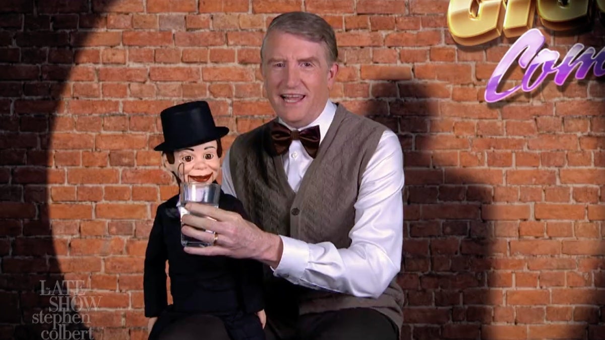 Colbert Torches a Ventriloquist Dummy's Head to Make a Point