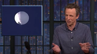 Meyers Mocks China for Sending Balloon to Surveil US: ‘Are They Trying to Scare Us or Cheer Us Up at the Hospital?’ (Video)