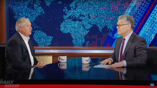 Lindsey Graham Urges ‘Daily Show’ Audience to Boo Him: ‘This Would Actually Help Me at Home’ (Video)
