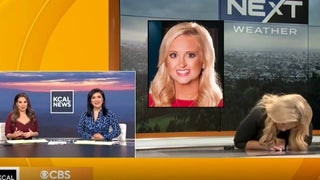 CBS Meteorologist Alissa Carlson Faints on Air (Video)