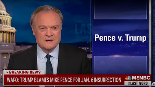 Lawrence O’Donnell Has Had Enough of Mike Pence: ‘Most Astonishing, Duplicitous Weakness on Display in Washington’ (Video)