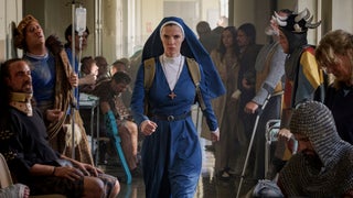 ‘Mrs. Davis’ Trailer Sends Betty Gilpin on a Quest to Find the Holy Grail (Video)