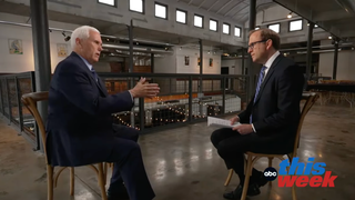 Jon Karl Presses Mike Pence on Trump’s Call for Protest if He Is Indicted: ‘Is That Irresponsible?’