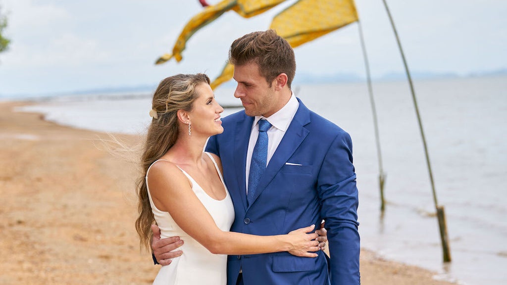 Kaity Biggar and Zach Shallcross in "The Bachelor"