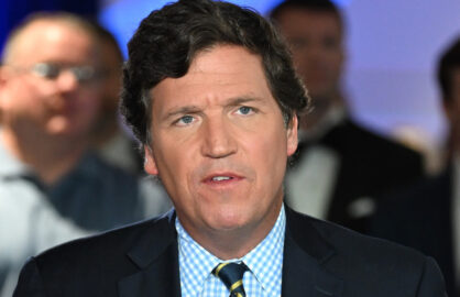 Tucker Carlson speaks during 2022 FOX Nation Patriot Awards