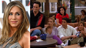 Jennifer Aniston (Getty Images), "Friends" cast (NBC)