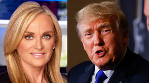 Suzanne Scott and Donald Trump (Fox News and Getty Images)