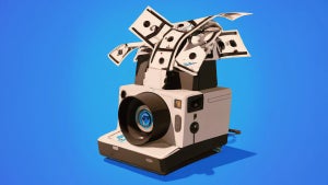 A figurative camera created by Dall-E