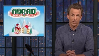 Meyers Jokes That the News Has Become ‘NORAD Santa Tracker, Except for Trump’s Indictment’ (Video)