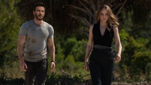 Chris Evans and Ana de Armas star in "Ghosted" on Apple TV+.