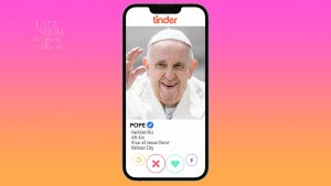 Colbert Pope Taylor Swift Tinder The Late Show