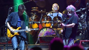 John Mayer, Bill Kreutzman and Bob Weir of Dead & Company in Concert at Madison Square Garden