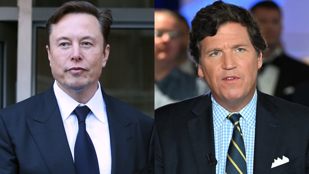 Elon Musk and Tucker Carlson