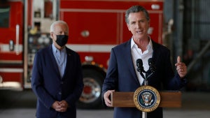 Joe Biden Gavin Newsom president