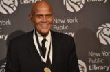 Harry Belafonte attends the 2016 Library Lions Gala at New York Public Library