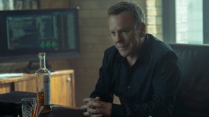 Kiefer Sutherland as John Weir of the Paramount+ series "Rabbit Hole."