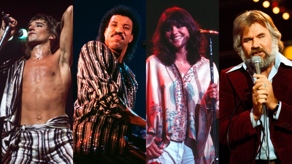 Rod Stewart Lionel Ritchie Linda Ronstadt Kenny Rogers
