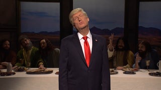 ‘SNL’: James Austin Johnson’s Trump Compares Himself to ‘Jesus of Azkaban’ for Easter (Video)