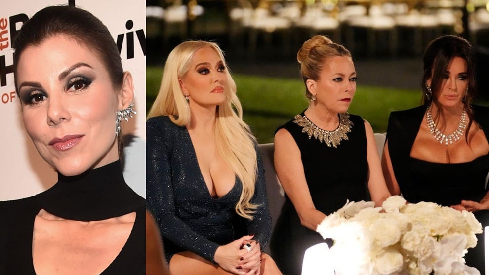 Heather Dubrow (Getty Images), Erika Jayne, Sutton Stracke and Kyle Richards (Bravo)