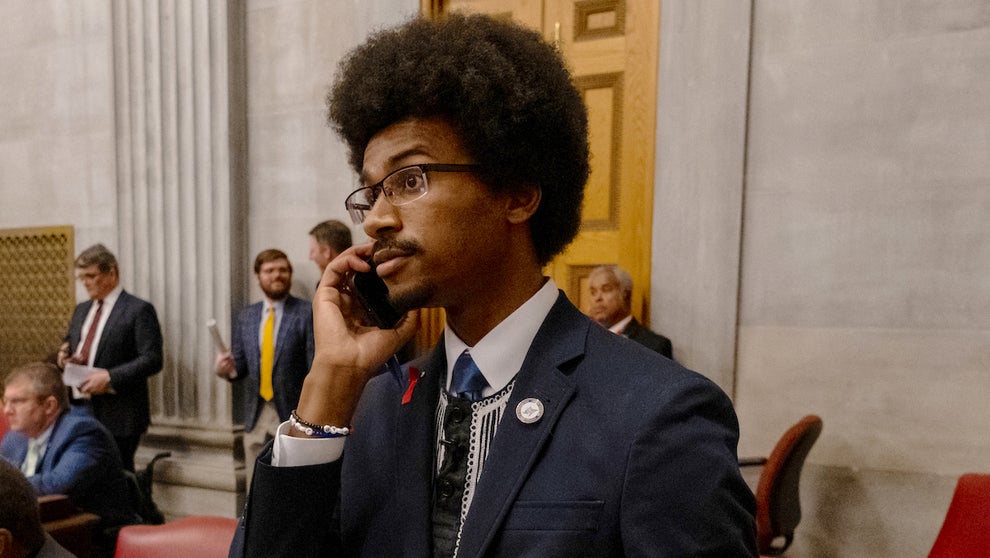 Democratic Rep. Justin Pearson of Memphis, Tennessee
