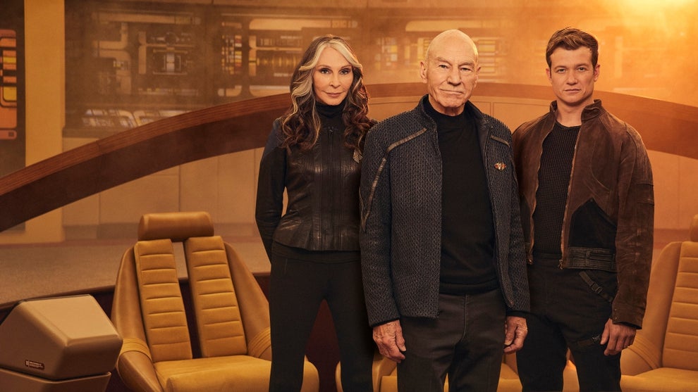 Star trek picard season 3 gates mcfadden patrick stewart ed speleers