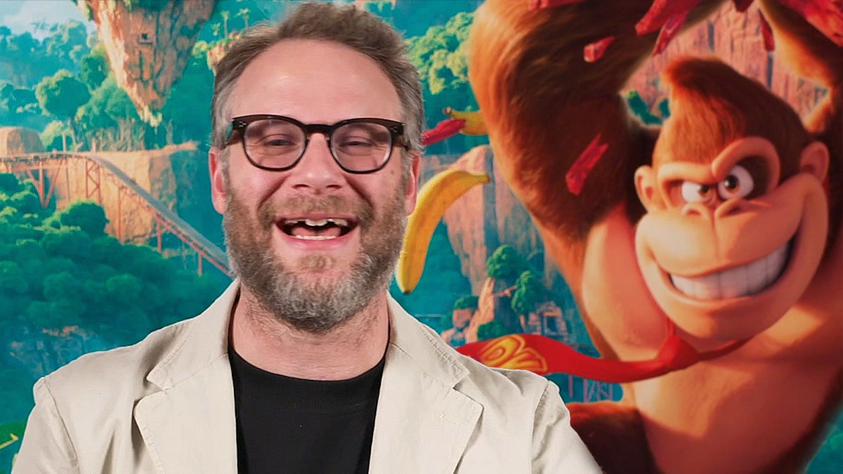 'Super Mario Bros. Movie' Star Seth Rogen on Inhabiting Donkey Kong, an Angry Gorilla That Throws Barrels: 'I've Started With Less' (Video)