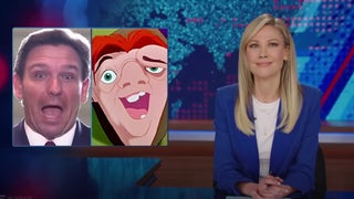 ‘The Daily Show’: Desi Lydic Says DeSantis’ War With Disney Is Partly Because ‘They Used His Image for Quasimodo’ (Video)