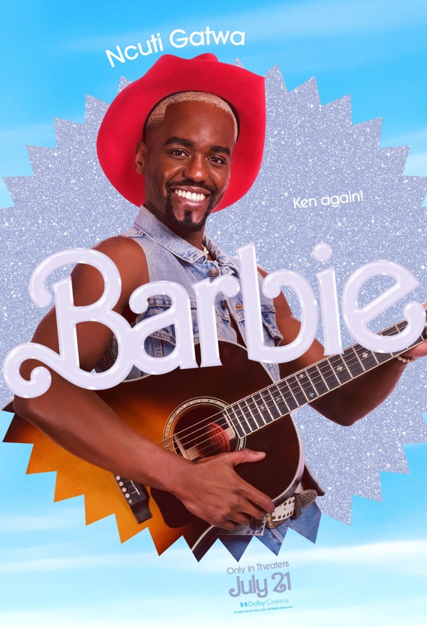 Ncuti Gatwa's "Barbie" character poster