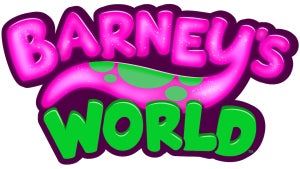 Barneys World animated reboot logo Mattel