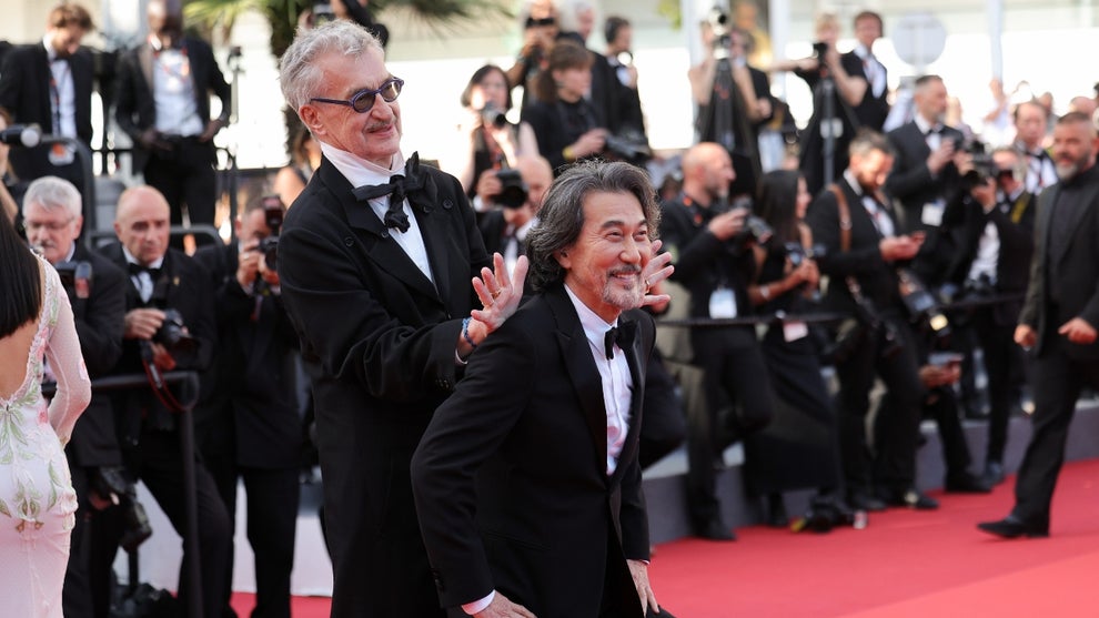 Cannes 2023 Wim Wenders and Kōji Yakusho
