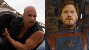Vin Diesel in 'Fast X' and Chris Pratt in 'Guardians of the Galaxy Vol. 3'