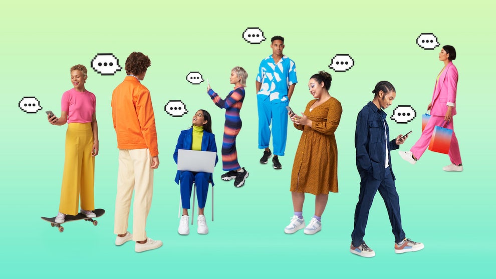 Gen Z using social media graphic