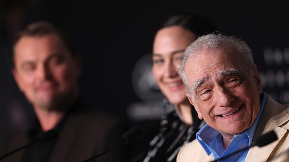 Martin Scorsese, Leonardo DiCaprio, Lily Gladstone
