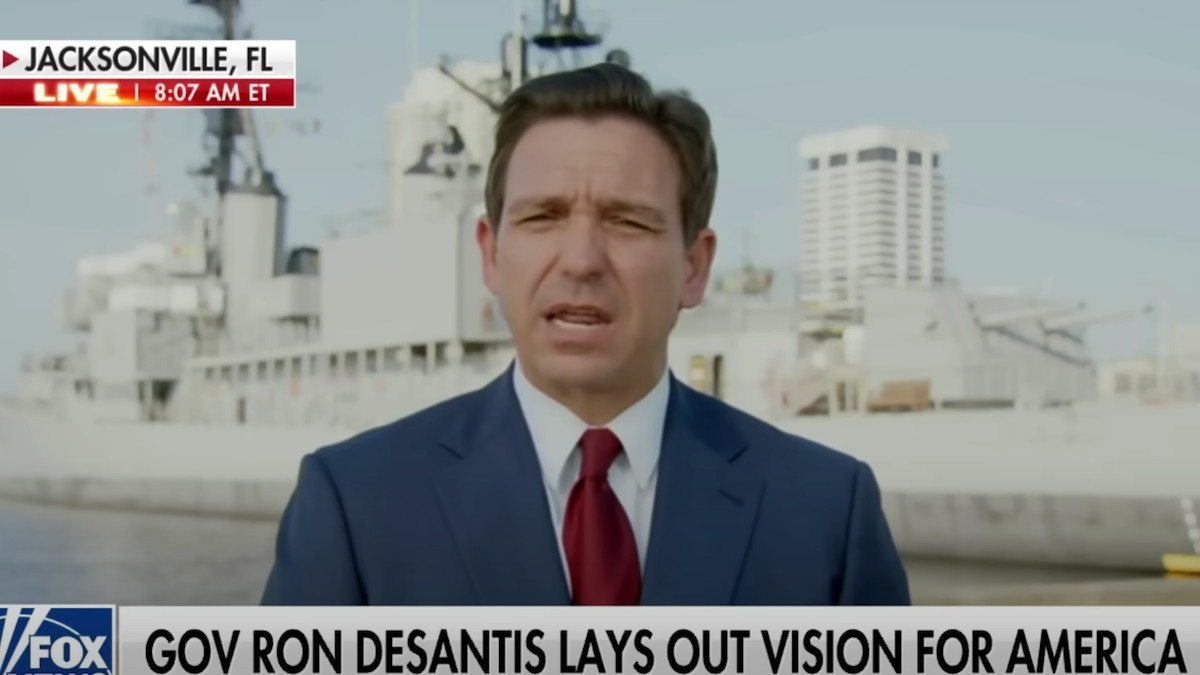 Ron DeSantis on Fox and Friends