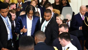 LSU team member Sa'Myah Smith