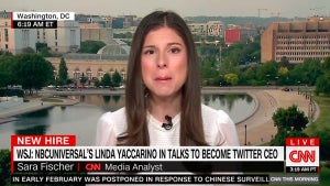 Sara Fischer on new Twitter CEO Linda Yaccarino