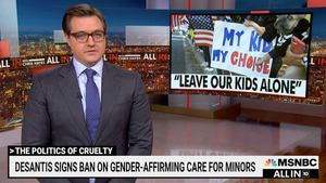 Chris Hayes Slams DeSantis’ Ban on Care for Trans Minors
