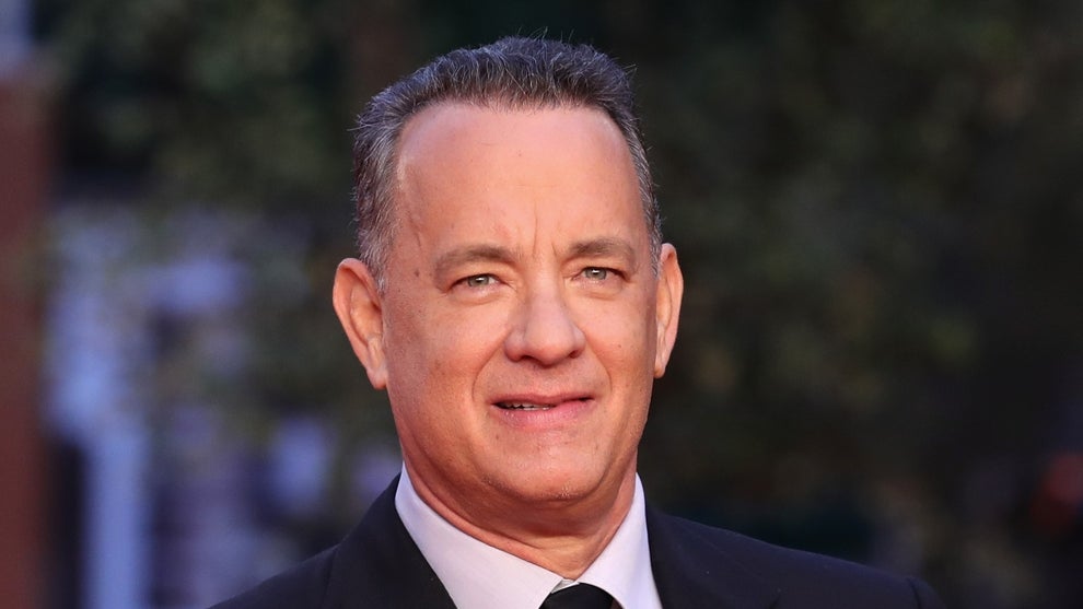 Tom Hanks walks a red carpet on October 13, 2016 in Rome, Italy.