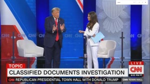 Trump CNN Townhall Kaitlan Collins Nasty