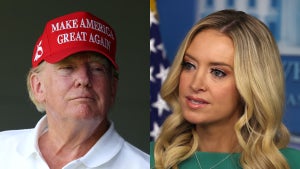 Donald Trump and Kayleigh McEnany