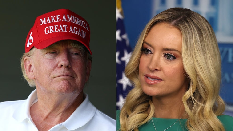 Donald Trump and Kayleigh McEnany
